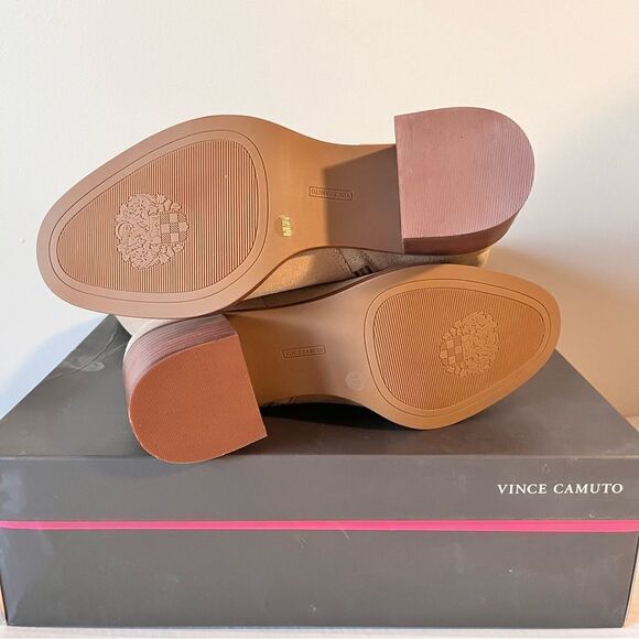 Vince Camuto Zelcinna Water-Repellent Mid-Shaft Suede Boots - Picture 5 of 6